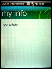 How to make a quick text ad on your Windows Mobile device